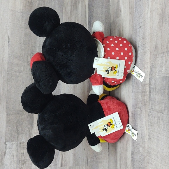 Walt Disney World~Mickey Mouse and Minnie Mouse Cute Plush Set~NWT! - Picture 7 of 7